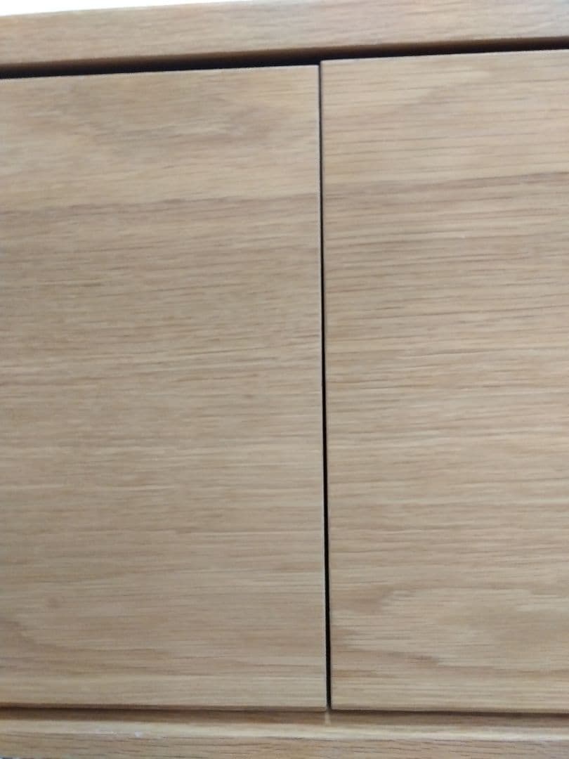 無印良品　スタッキングキャビネット　オーク材