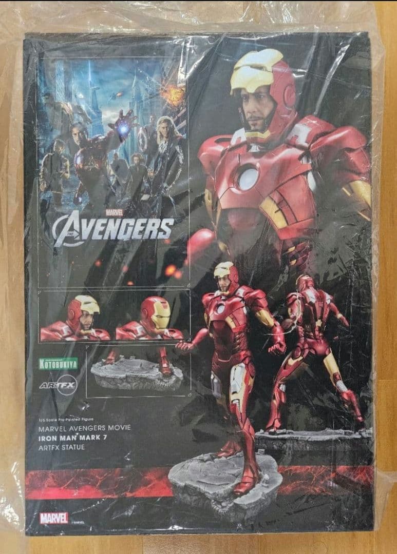【ほぼ未使用品】アベンジャーズ アイアンマン マーク7-AVENGERS-1/6