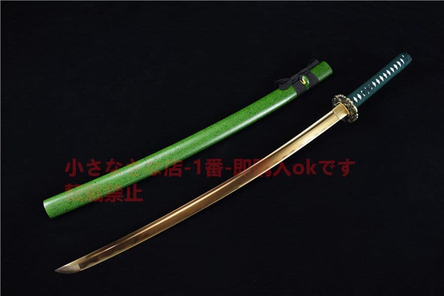 青玉の侍 武具　刀装具　日本刀　模造刀   居合刀