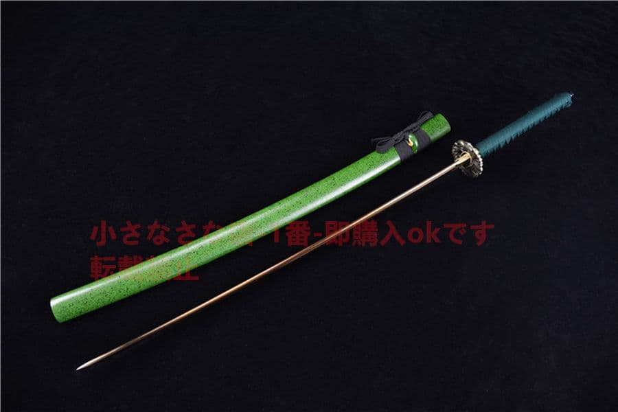 青玉の侍 武具　刀装具　日本刀　模造刀   居合刀