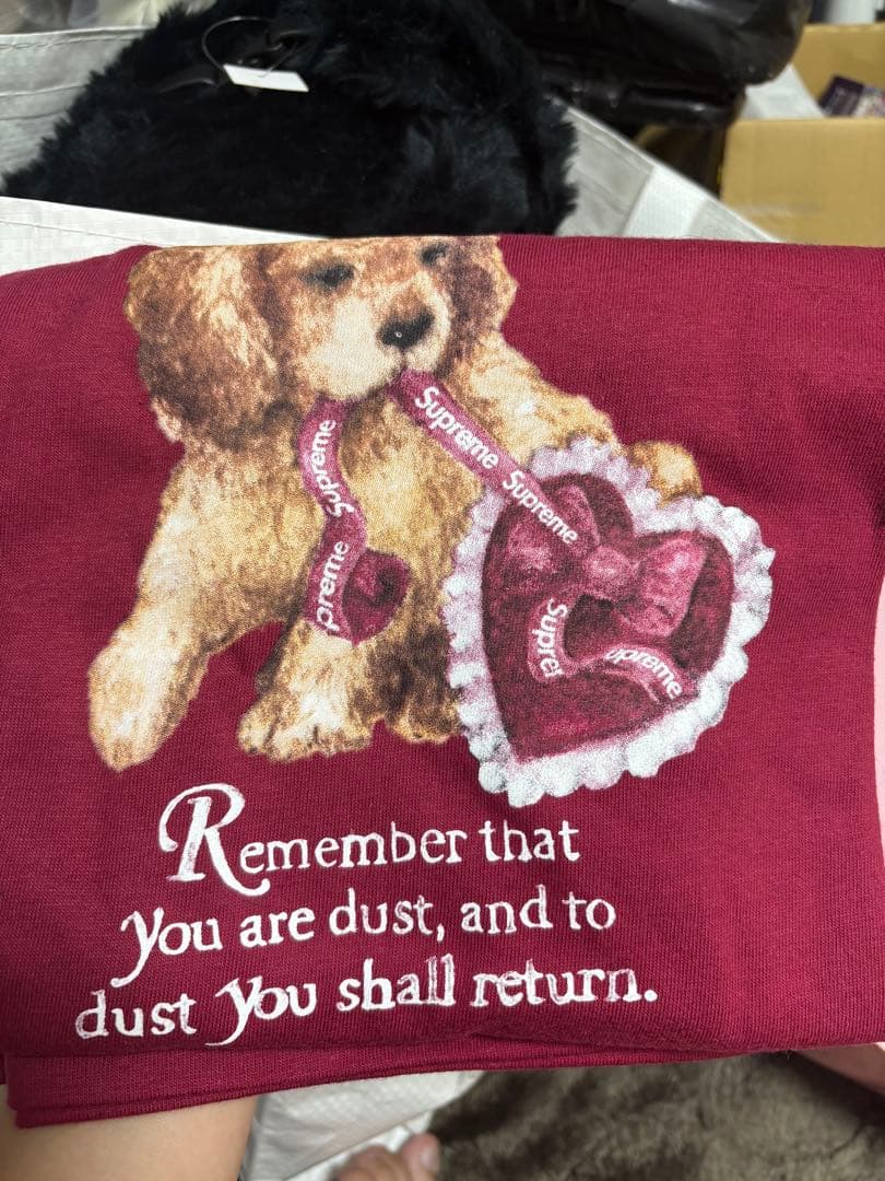 Supreme Dust Tee バーガンディ