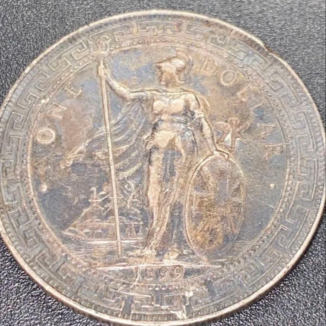 1899 ONE DOLLAR 　貿易銀　1ドル銀貨　壹圓　イギリス　香港