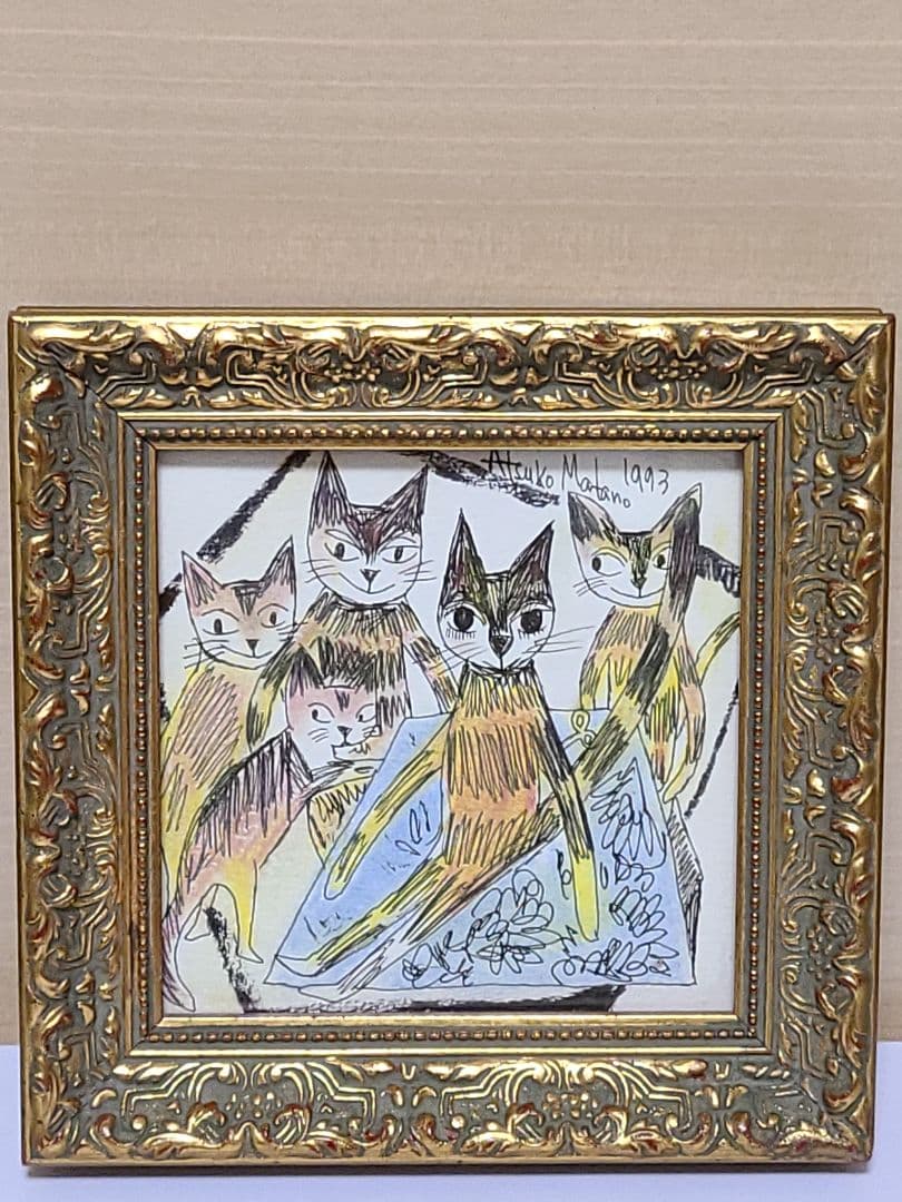 今だけお値下げ マタノアツコ サインペン絵画