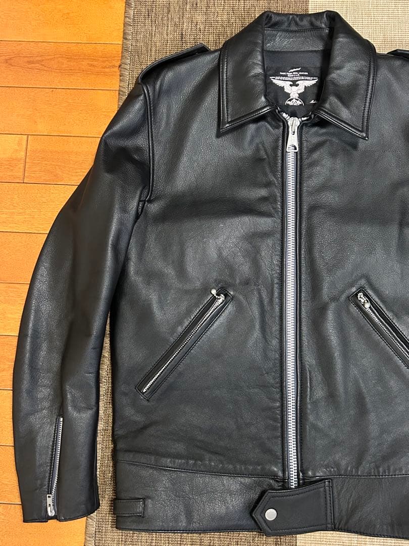 【美品】NEIGHBORHOOD ライダース　M 牛革