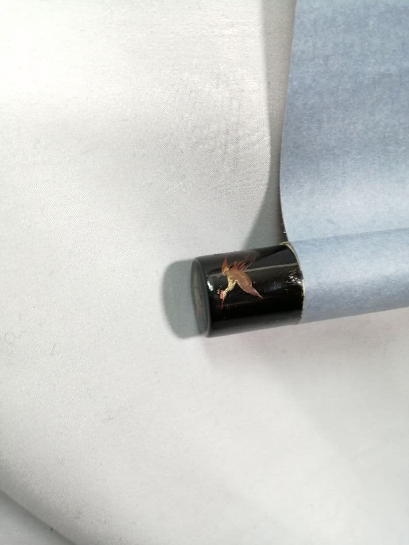 【茶道具】官休庵　木津宗泉筆　梅画賛「千鳥○○三冬録」　 掛け物　軸C99