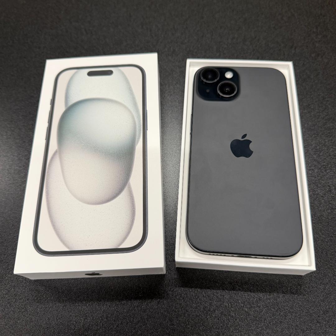 （美品）Apple iPhone15 256GB ブラック