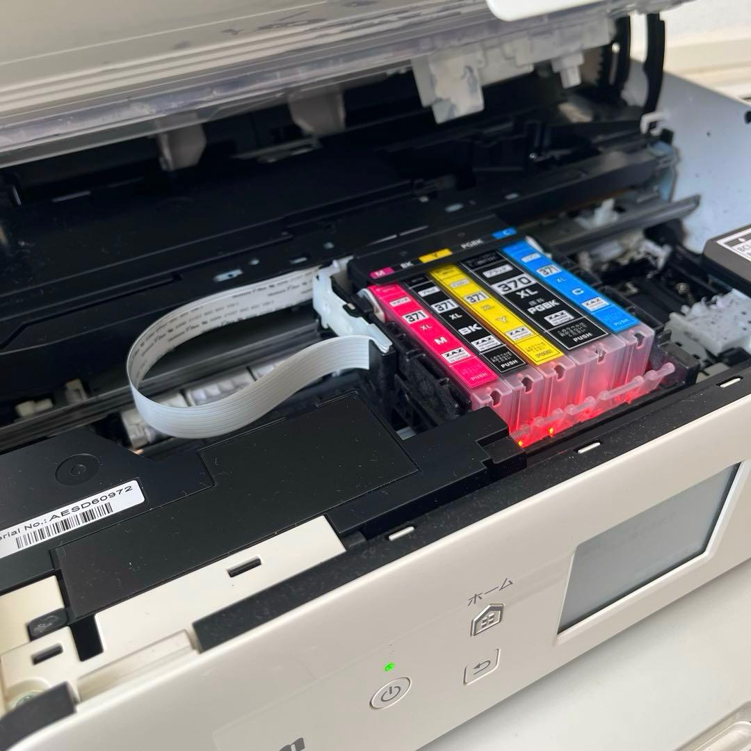 キャノンプリンター複合機TS6030動作確認済新品インク装着済Canonピクサス