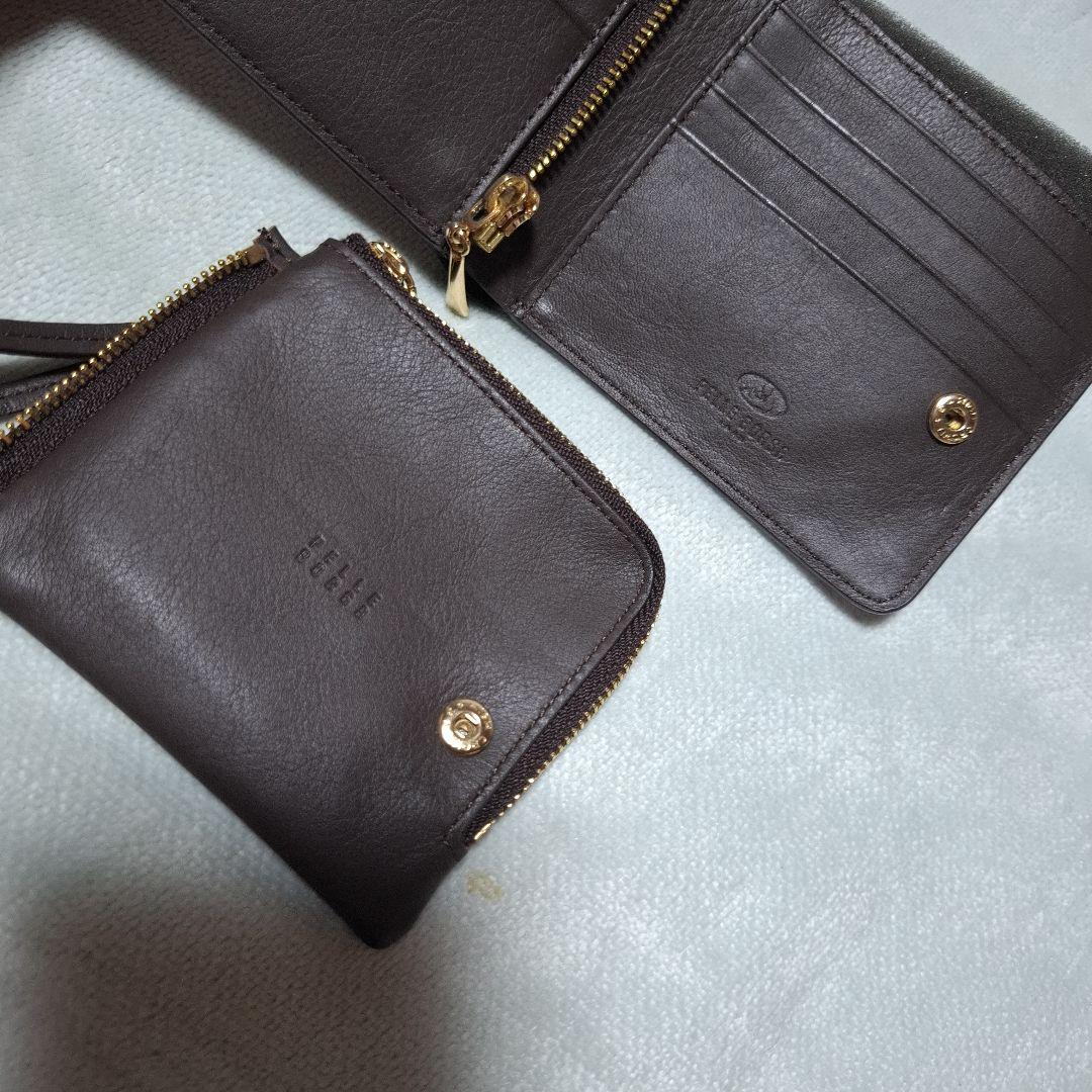 PELLE BORSA HAPPY 二つ折り財布