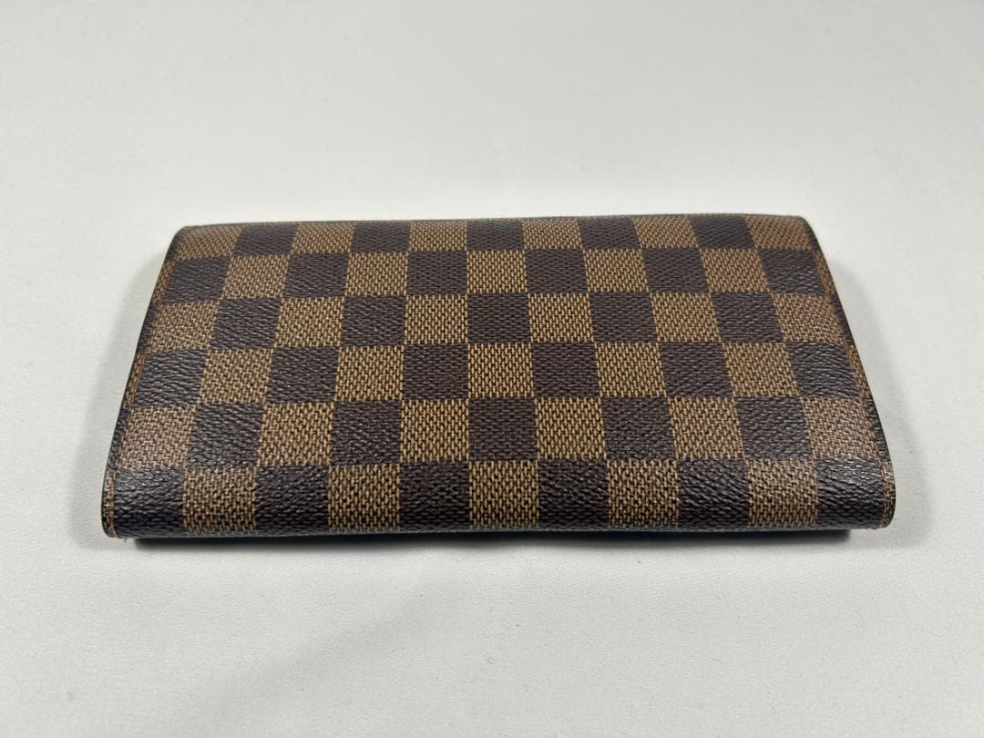 ルイヴィトン ダミエ 長財布 N61724 コバ部分補色