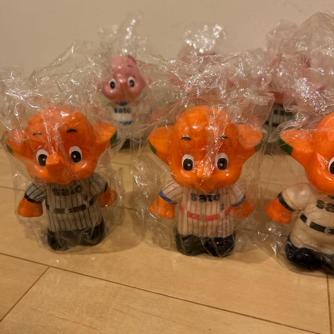 佐藤製薬　サトちゃんサトコちゃん貯金箱フィギュア　9体セット