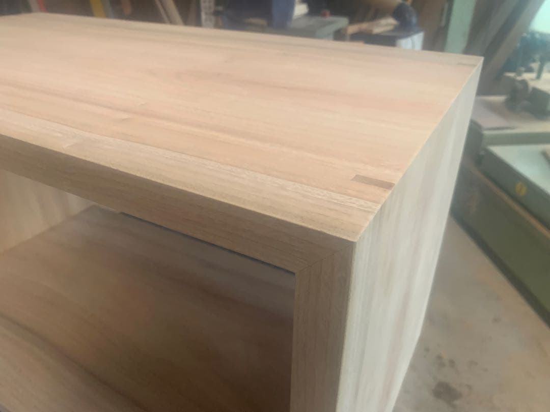 ☆Aya,☆ロ型(楠、無塗装)無垢家具キャビネット製作●確認