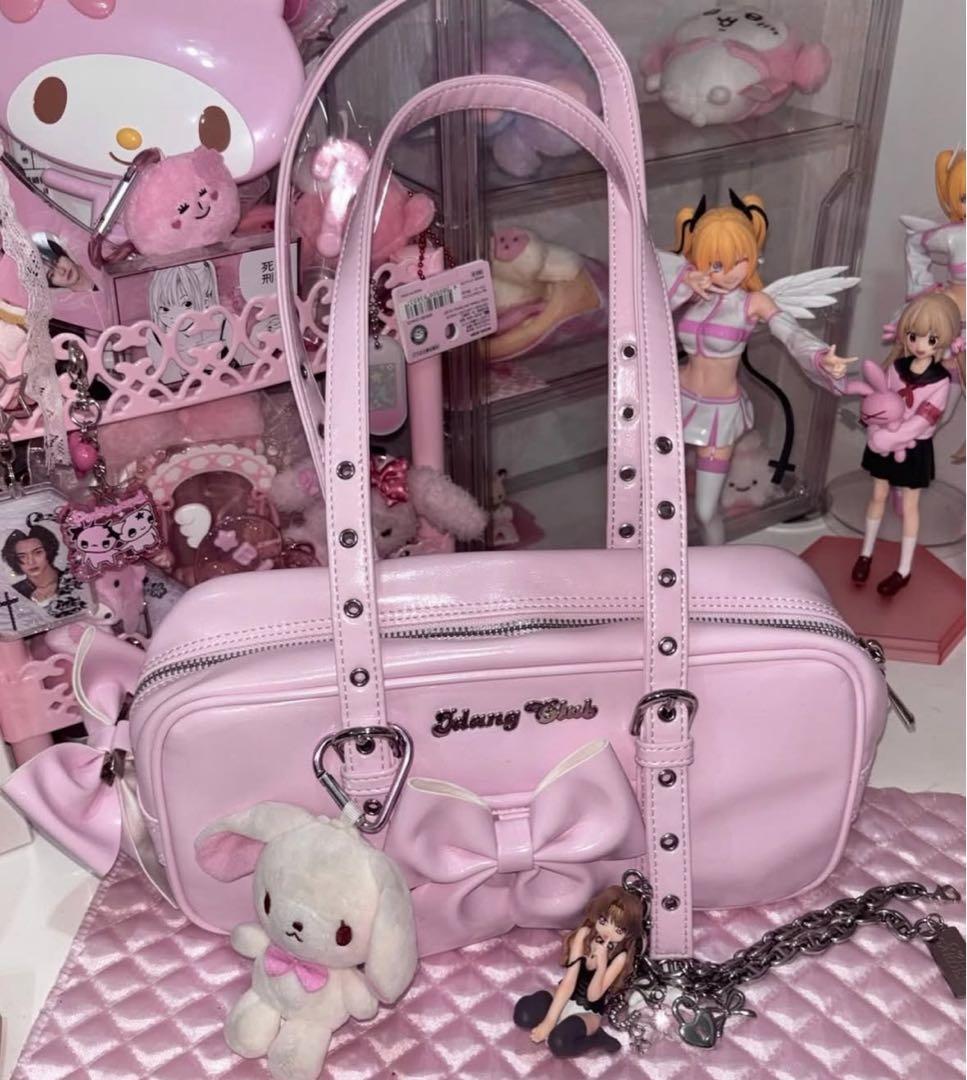 韓国 idang club ribbon mini bag