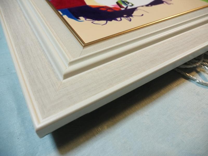 人物画　油絵　アンディ・ウォーホル　「マイケルジャクソン」　F6額付き　手描き