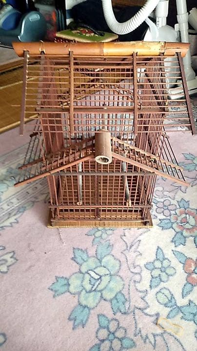 鳥籠　竹籠