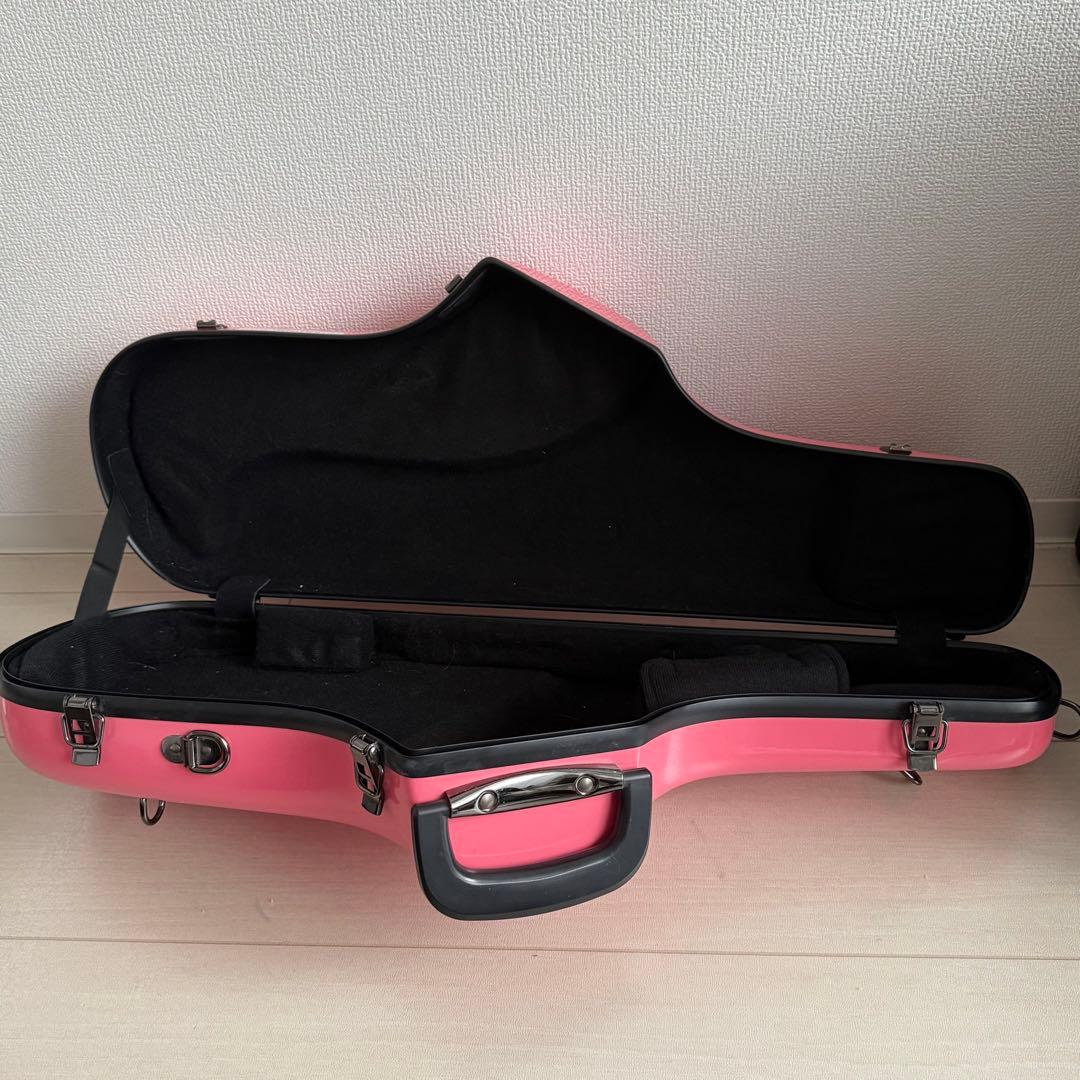 アルトサックスケース ピンク ハードケース