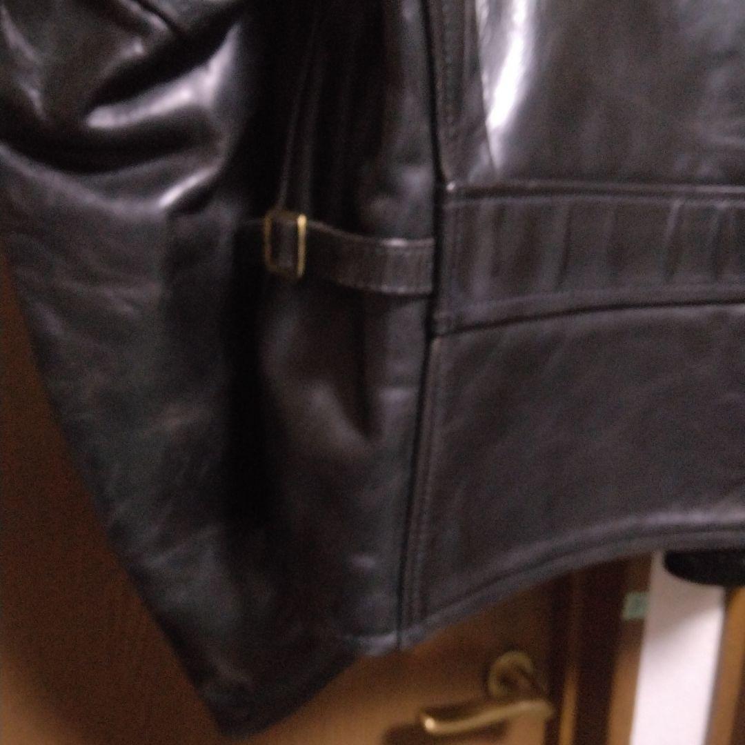 AERO LEATHER ライダースジャケットハーフベルト ホースハイド 34