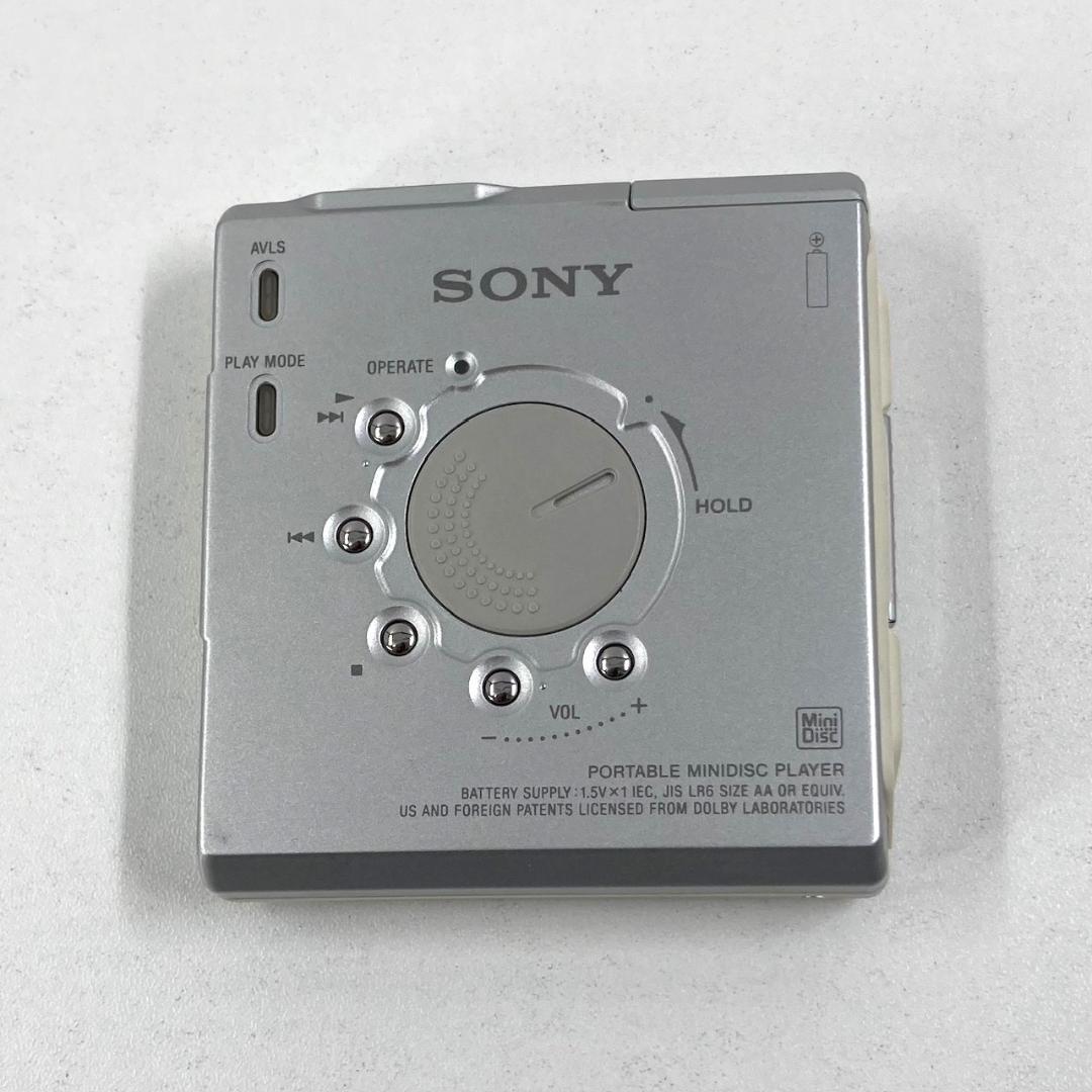 SONY ソニー　ポータブルMDプレイヤー　MZ-E500　シルバー