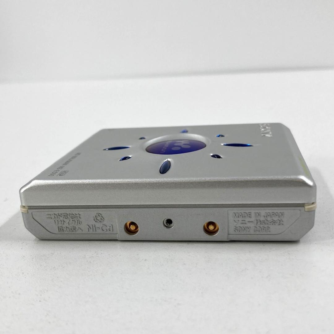 SONY ソニー　ポータブルMDプレイヤー　MZ-E500　シルバー
