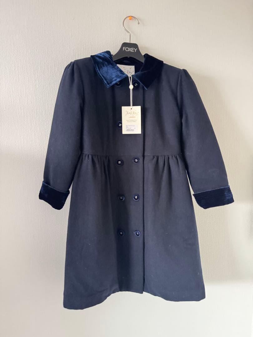 ゆ*い様 新品タグ付☆レイチェルライリー☆紺コート☆ベロア☆