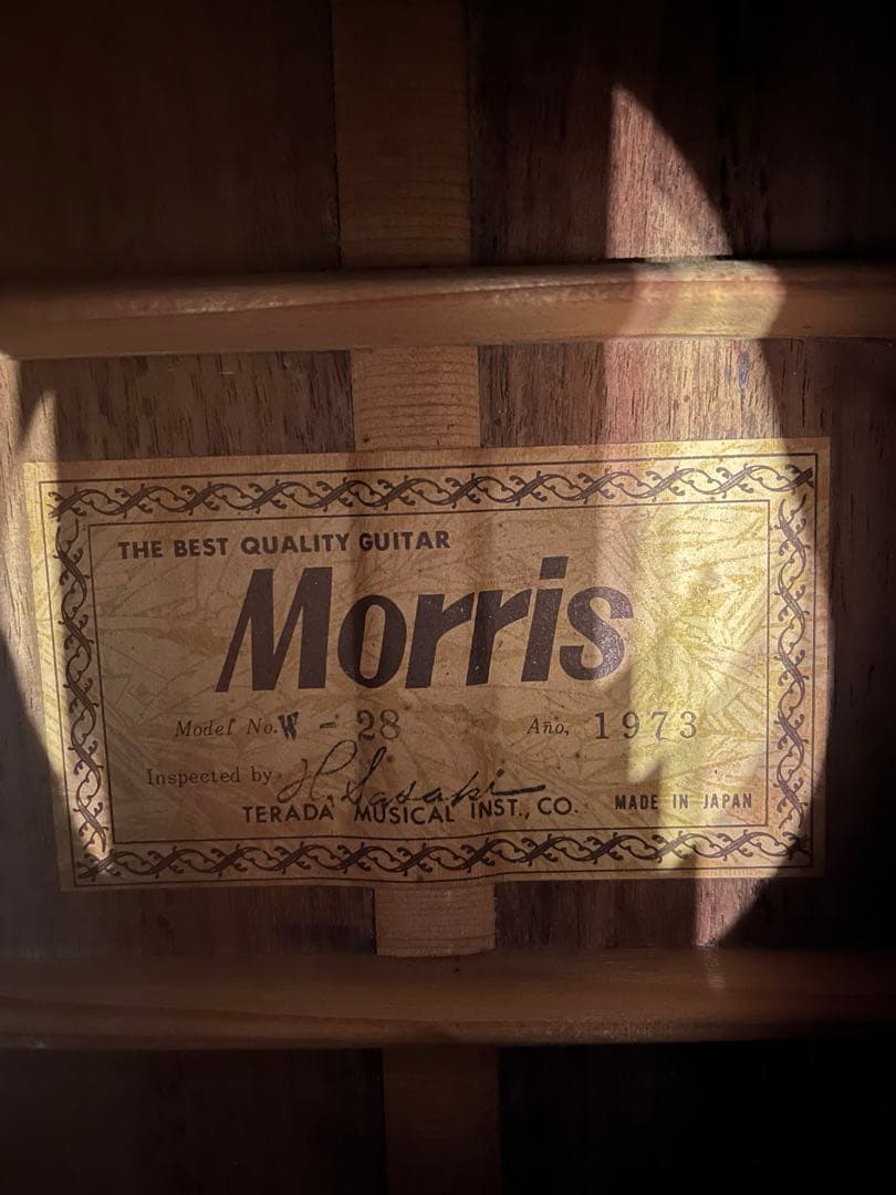 d*l様 Morris w-28 アコースティックギター　ヴィンテージギター
