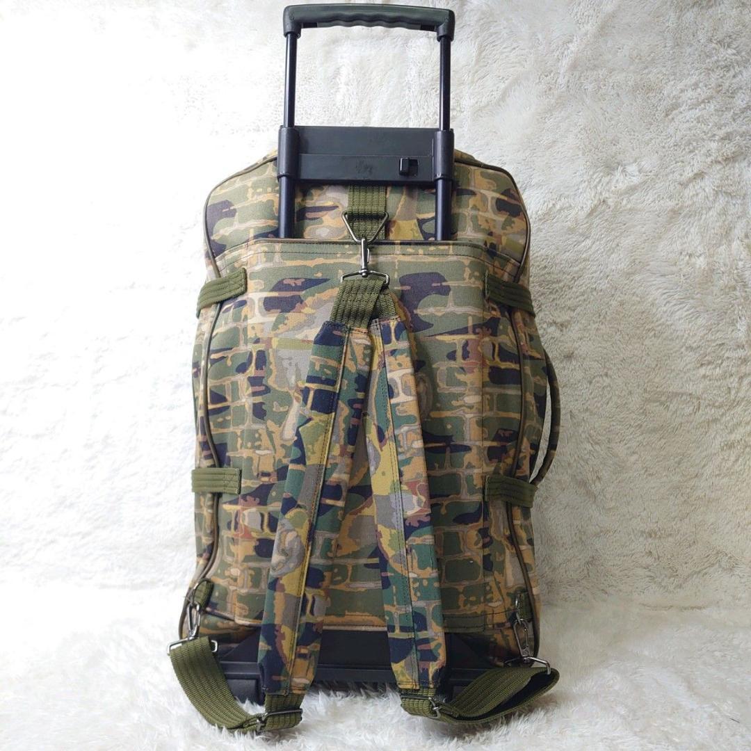 【激レア】ジャンポールゴルチエ キャリーケース 3way リュック 迷彩 二輪