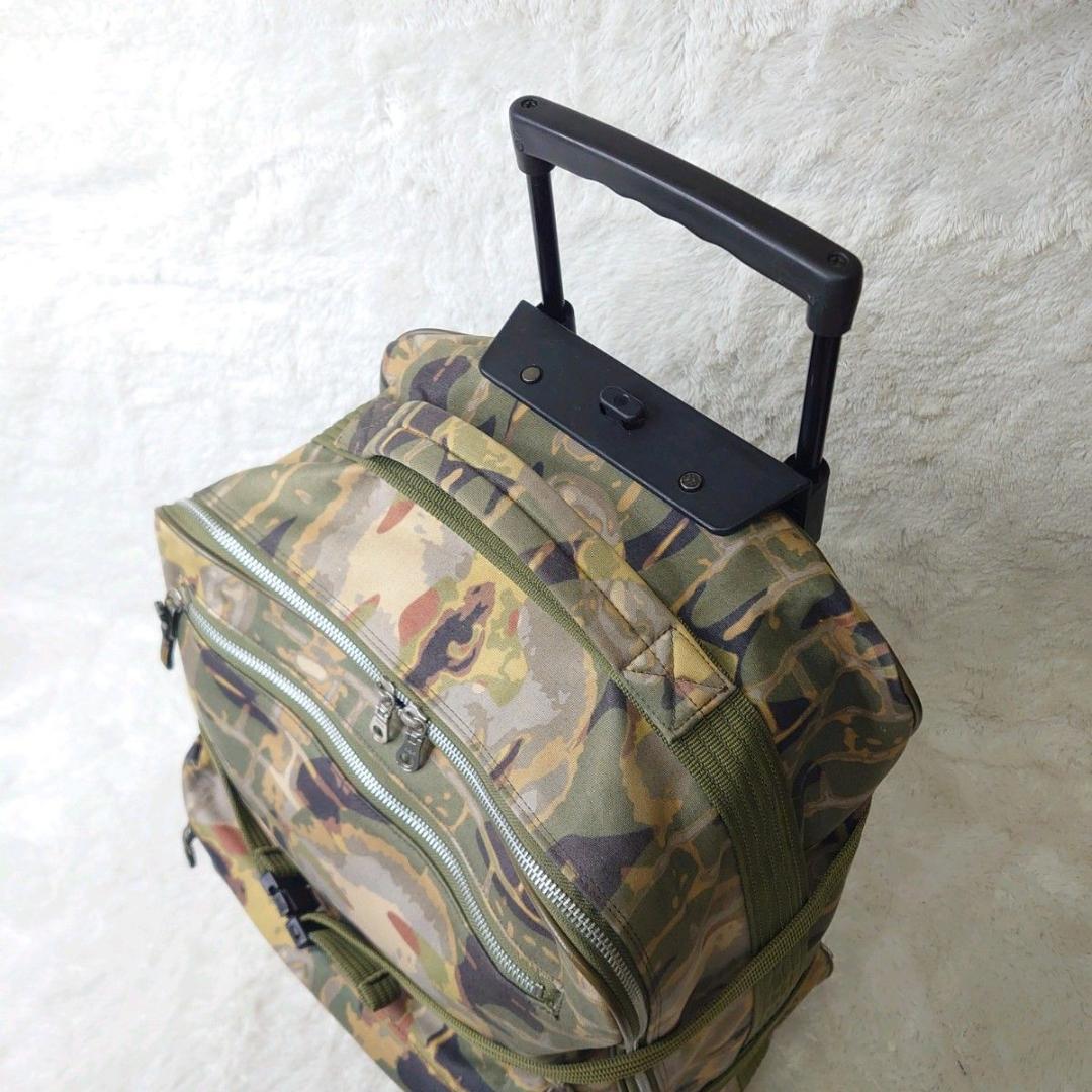 【激レア】ジャンポールゴルチエ キャリーケース 3way リュック 迷彩 二輪
