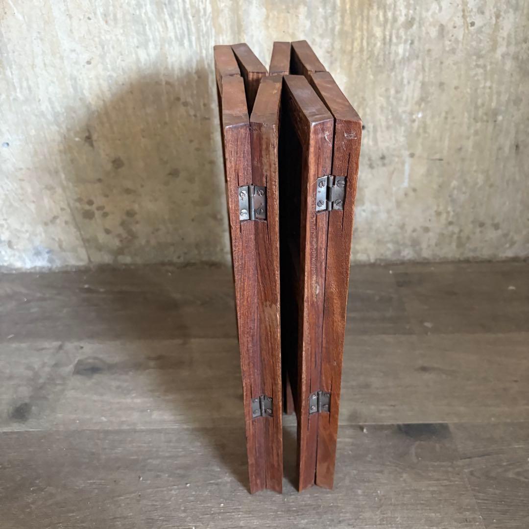 シーシャムウッド　彫刻テーブル　サイドテーブル　インド製　ヴィンテージ　②