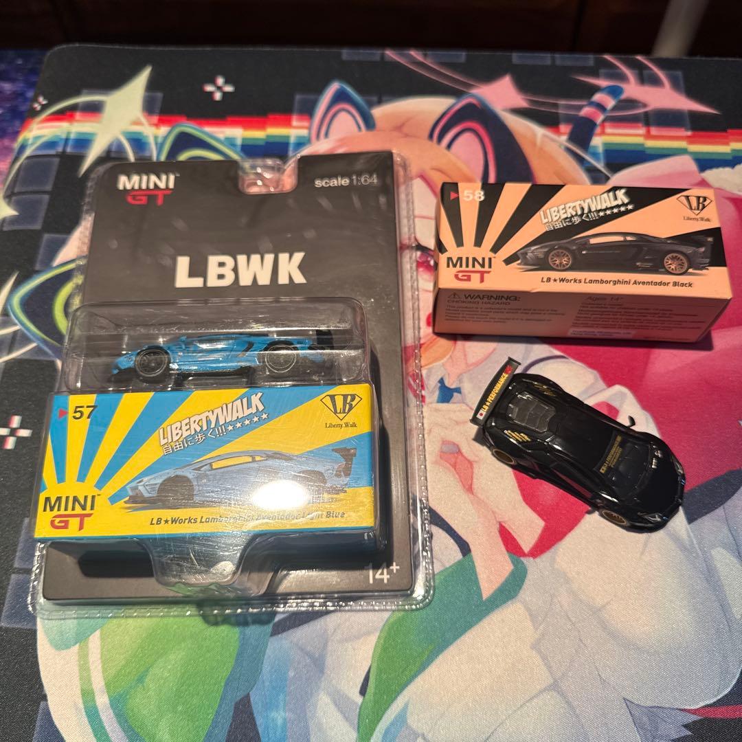 お得？ MINI GT LBWKランボルギーニアヴェンタドール 2台セット
