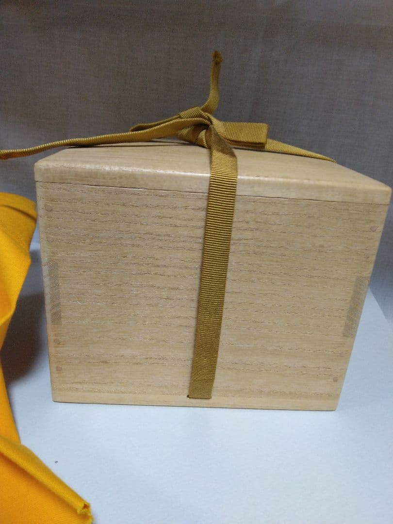 岡田裕 作 萩焼 茶碗（共箱）茶道具