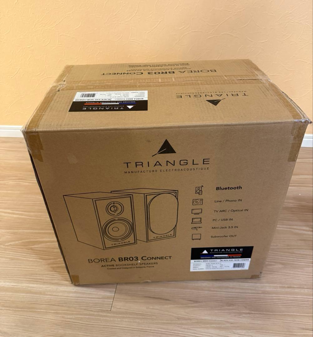 極美品　TRIANGLE Borea BR03 Connect スピーカー　黒