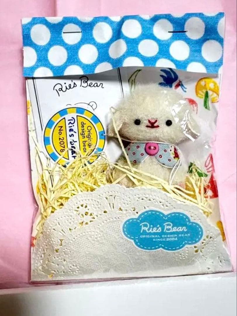 Rie's bearひつじさん　アーティストベア　国内作家さま