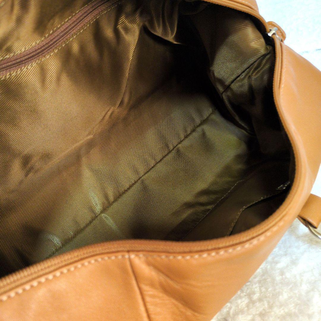 HAMANO 濱野工藝　ボストンバッグ　キャメル　美品✨️