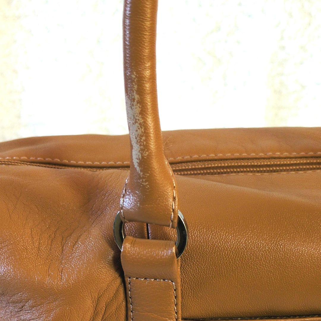 HAMANO 濱野工藝　ボストンバッグ　キャメル　美品✨️