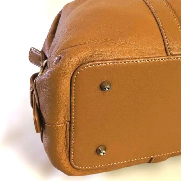 HAMANO 濱野工藝　ボストンバッグ　キャメル　美品✨️