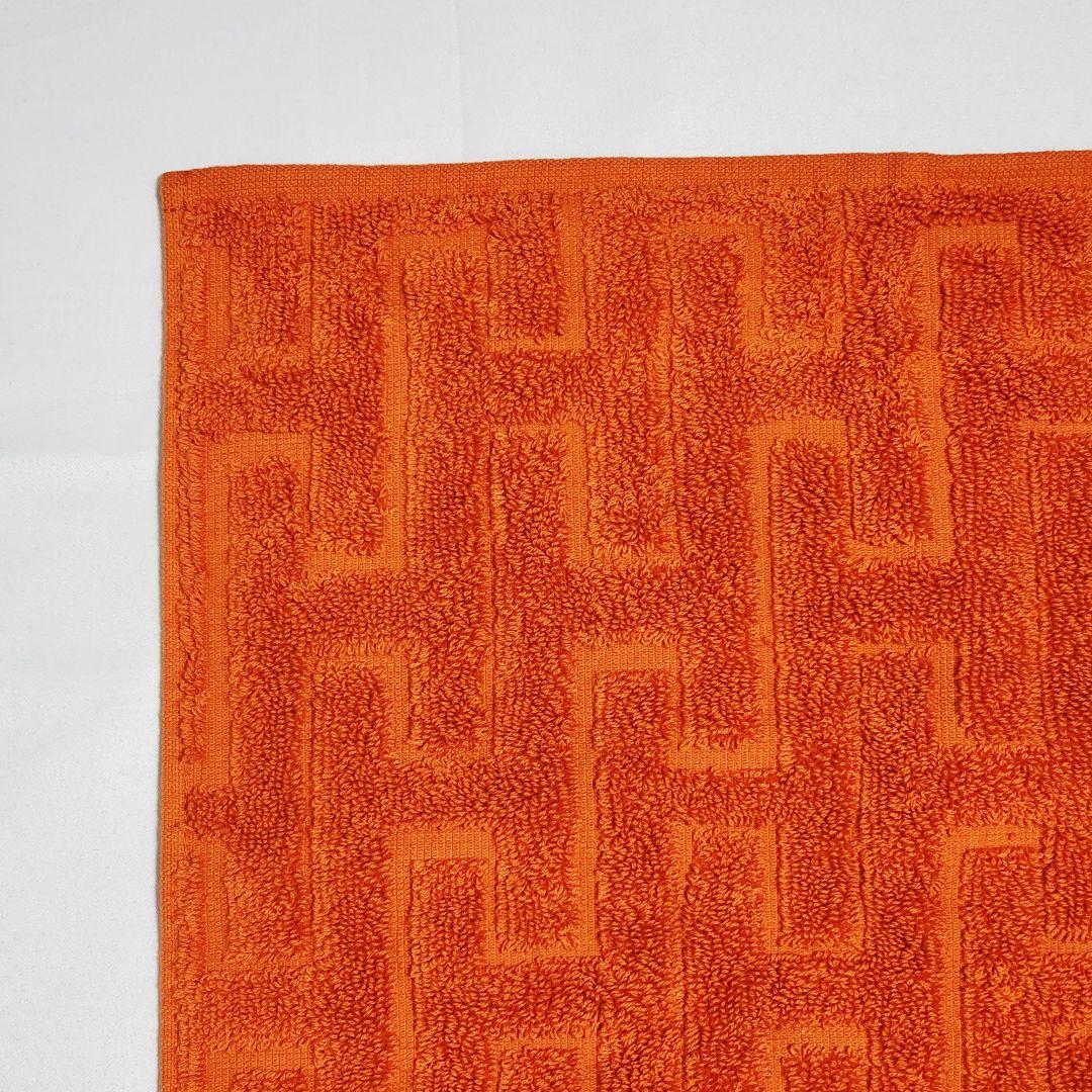 未使用品★HERMES★ タオル バスタオル ステアーズ 綿100％ オレンジ