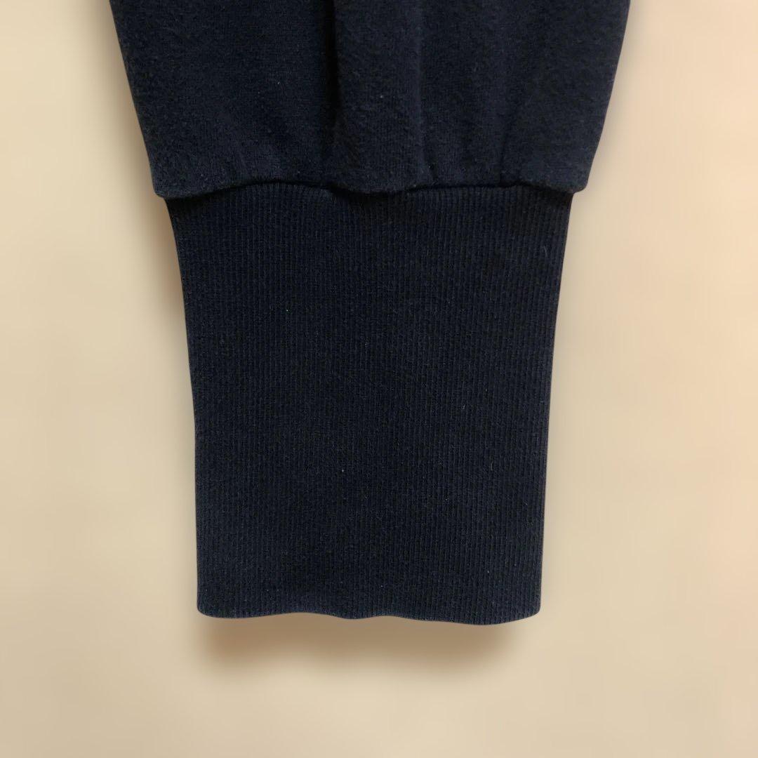 CUNE 裏毛サルエルパンツ　ウサギがいる　黒