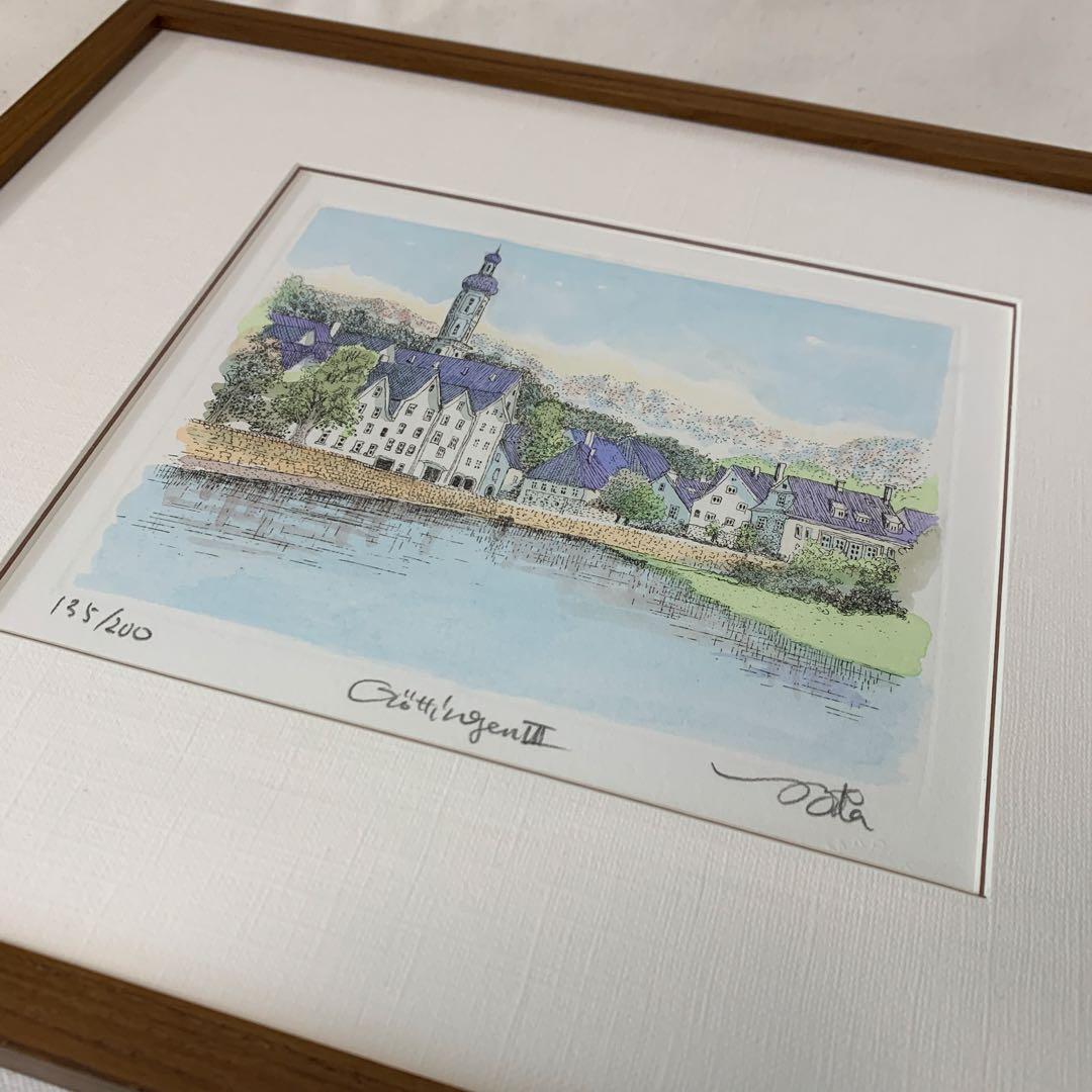 織田義郎 「Gettingen Ⅲ」 額寸32x26cm