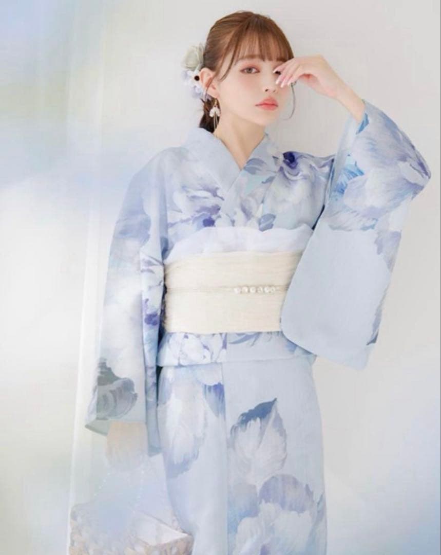 sugar♡浴衣＋帯＋髪飾り＋下駄