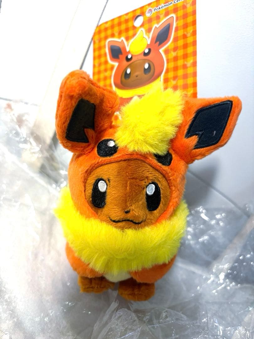 (全種&タグ付き)ポンチョを着たイーブイ ぬいぐるみマスコット