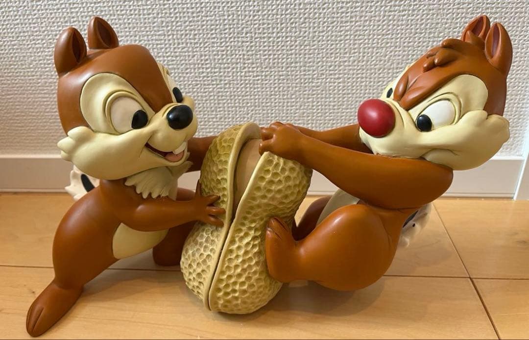 まるすけ【レア箱付き】ディズニー チップとデール ピーナッツ フィギュア