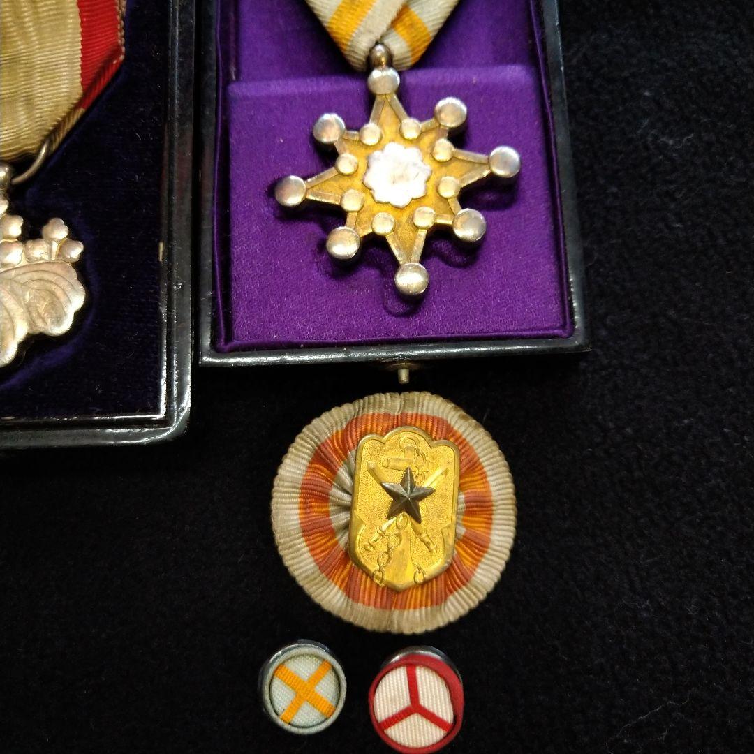 歴史的軍事メダルコレクション　日本軍　勲章　7点セット