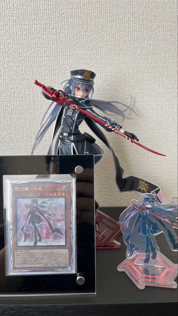 眷属様用出品【遊戯王】閃刀姫-ロゼ　フィギュア【中古品】