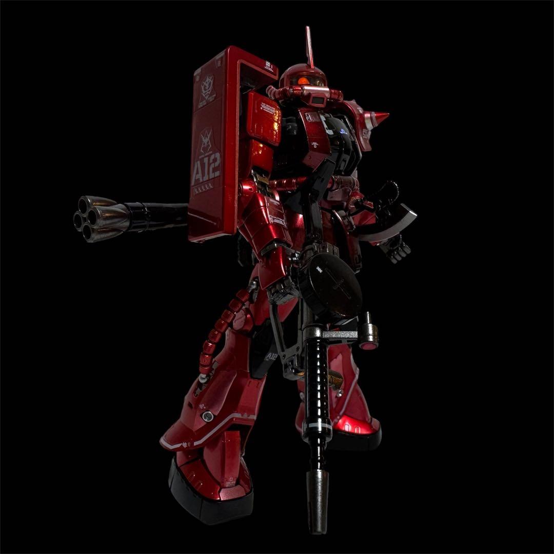 RG シャア専用ザクⅡ 塗装済み完成品 ガンプラ