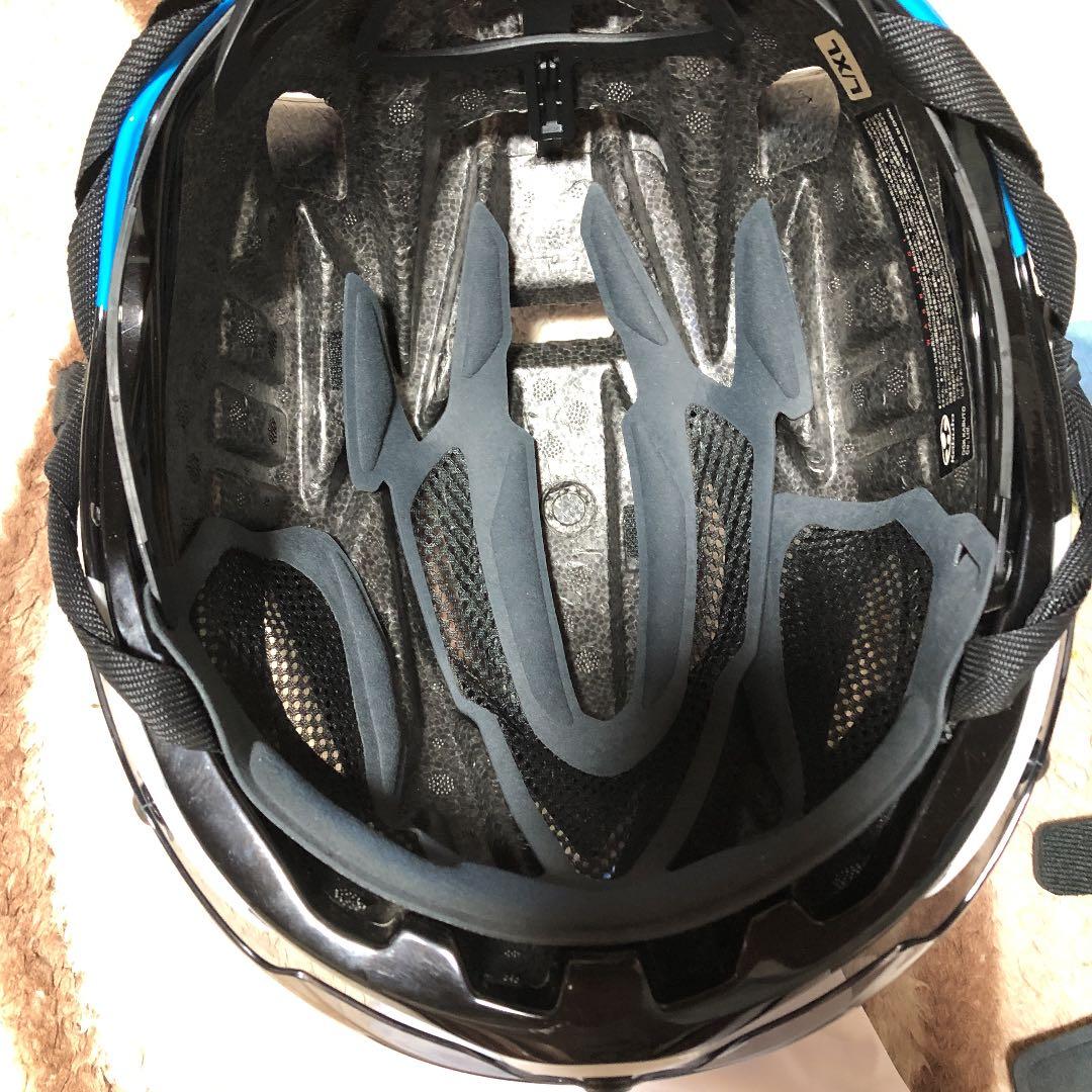 R1ヘルメット 白青