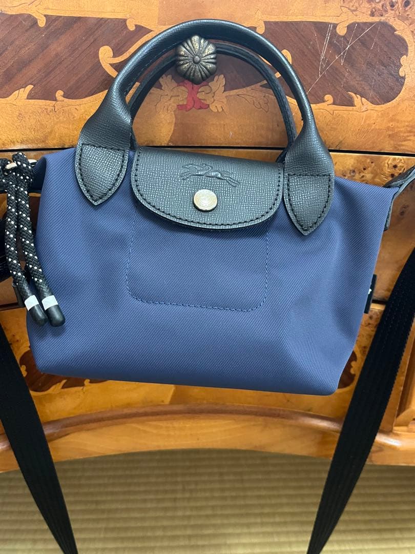 ロンシャンエナジー　ショルダーバッグXSサイズネイビー