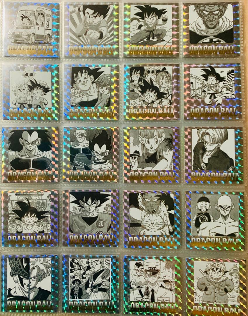 ドラゴンボール 40周年記念 ウエハースコンプセット＋多種レアシール&レアカード