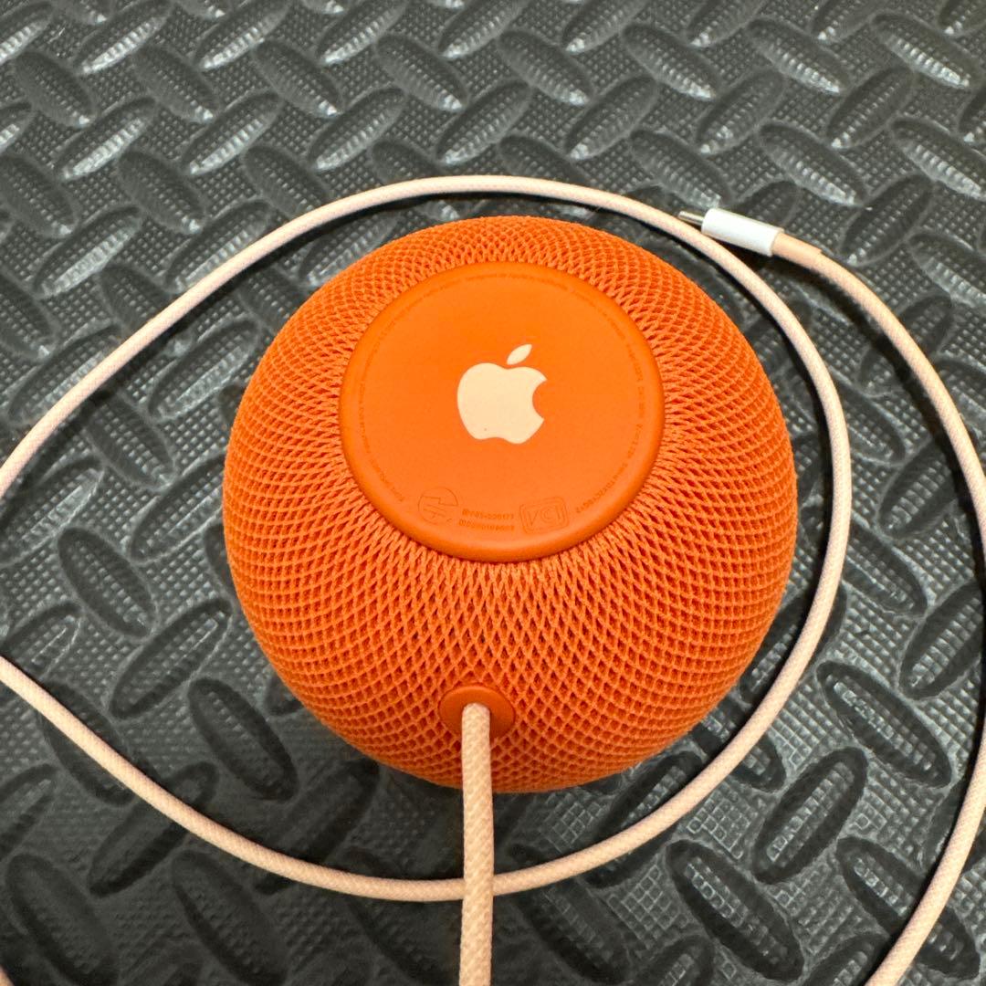 【美品】Apple Pod mini アップル スピーカー　オレンジ