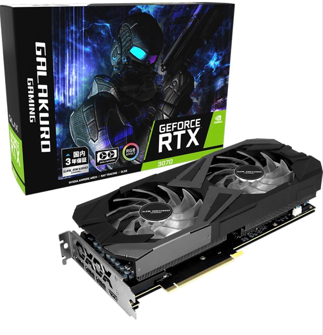 g*a様 玄人志向　RTX 3070 GG-RTX3070-E8GB/OC/DF