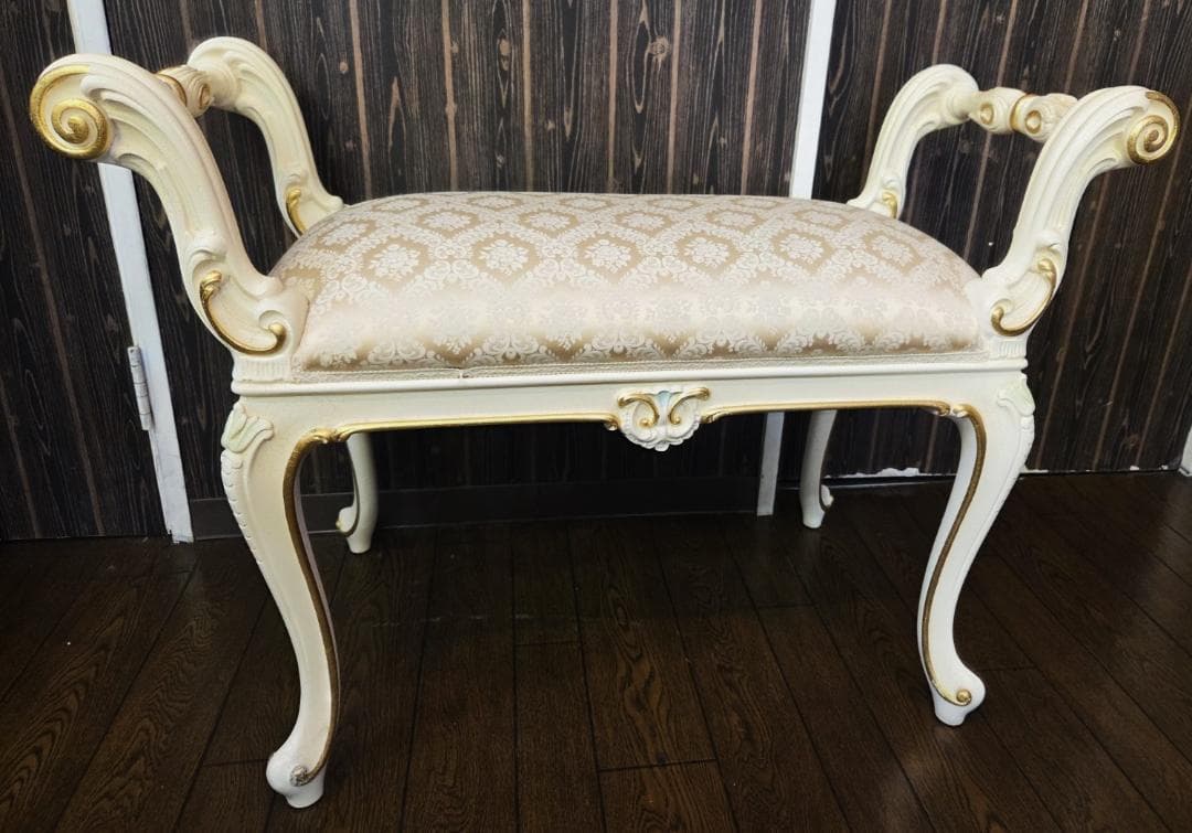 〈たのめる便・現状渡し〉SILIK シリックアンティーク スツール イタリア製