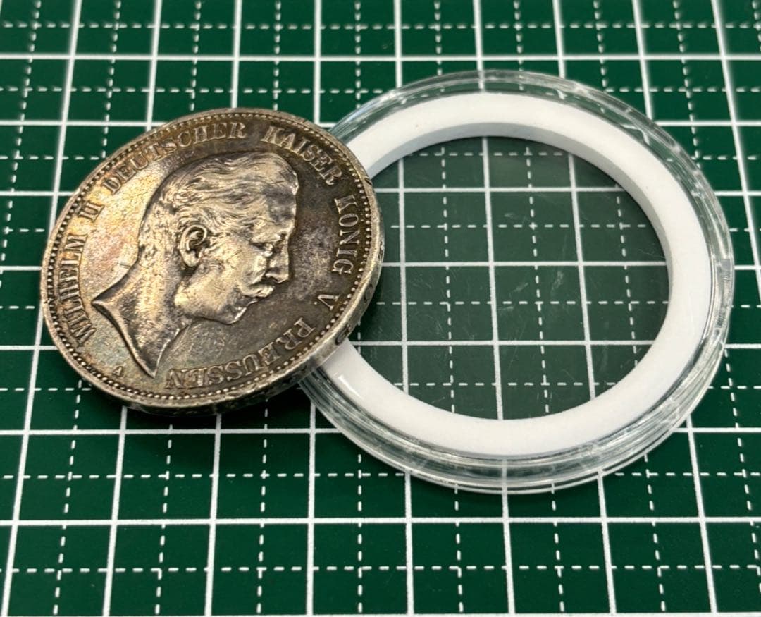 1903年ドイツ帝国ウィルヘルム2世 5マルク 大型銀貨